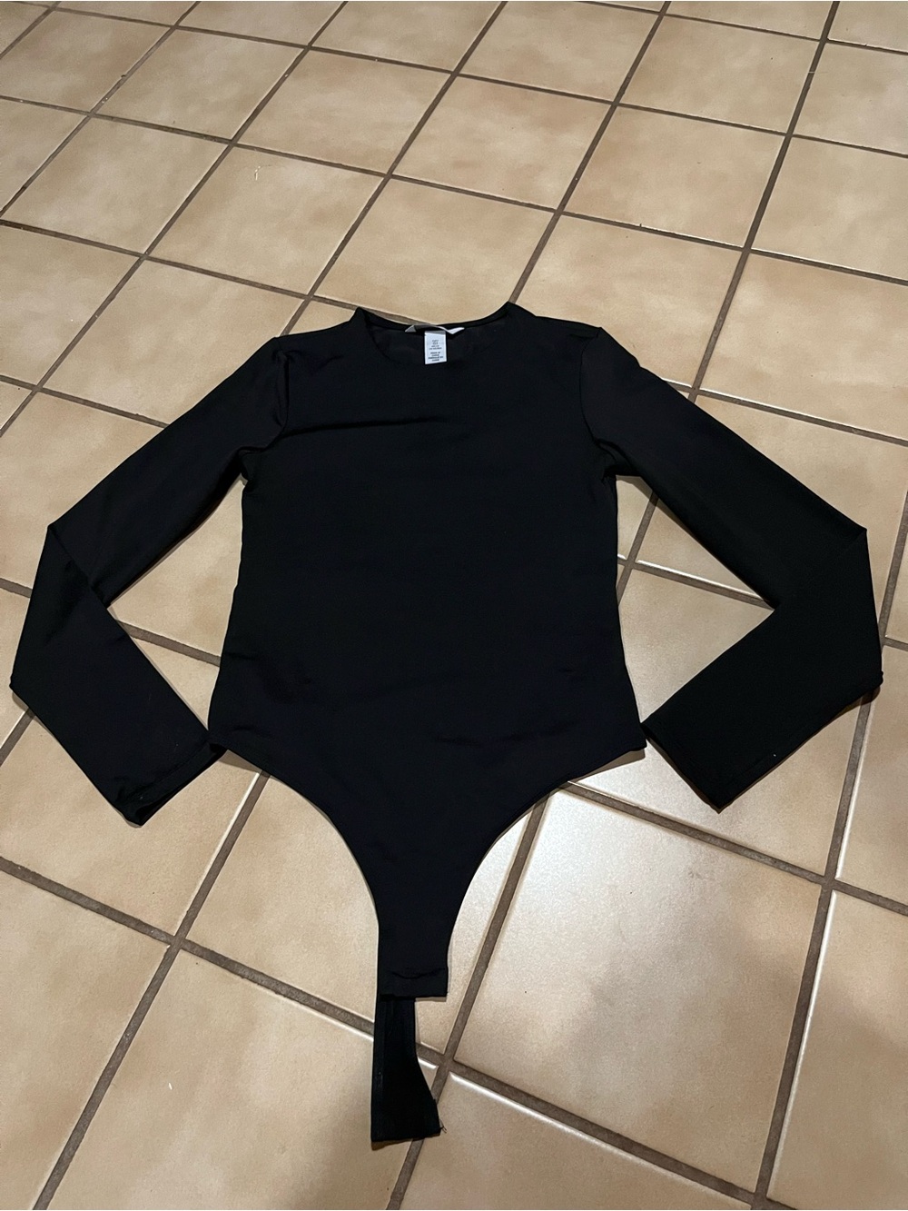 H&M Black Long-Sleeve Kids Bodysuit